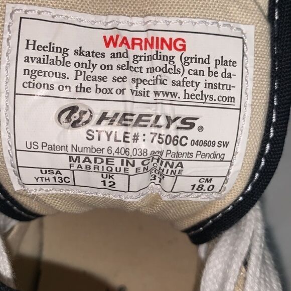 Rare Unisex Heelys Hightops - Picture 5 of 5
